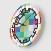 PIXELAT chained numbers by Masanser Grote Klok (Hoek)