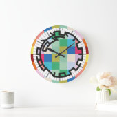 PIXELAT chained numbers by Masanser Grote Klok (Huis)