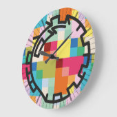 PIXELAT chained numbers by Masanser Grote Klok (Hoek)