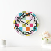 PIXELAT chained numbers by Masanser Grote Klok (Huis)