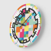 PIXELAT chained numbers by Masanser Grote Klok (Hoek)