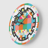 PIXELAT chained numbers by Masanser Grote Klok (Hoek)