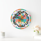 PIXELAT chained numbers by Masanser Grote Klok (Huis)