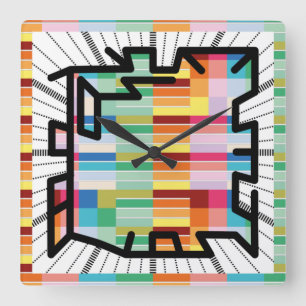 PIXELAT chained numbers by Masanser Vierkante Klok