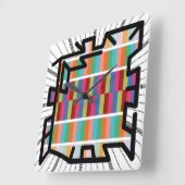 PIXELAT chained numbers by Masanser Vierkante Klok (Hoek)