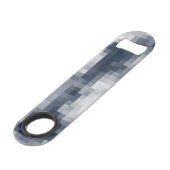 Pixelated Cloud ontworpen flesopener Speed Flessenopener (Achterkant Gekanteld)