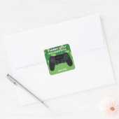 Pixelated Gamer Bedankt Sticker (Envelop)