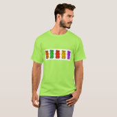 Pixelated Gummy-Beren T-shirt (Voorkant volledig)