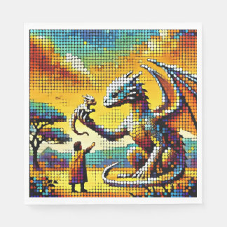 pixelated image of a dragon trainer servet