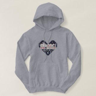 Pixelated Liefde Hoodie