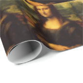 Pixelated Mona Lisa Cadeaupapier (Rol Hoek)