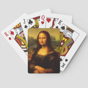 Pixelated Mona Lisa Speelkaarten