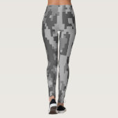 Pixelated Multicam Camouflage Leggings (Achterkant)