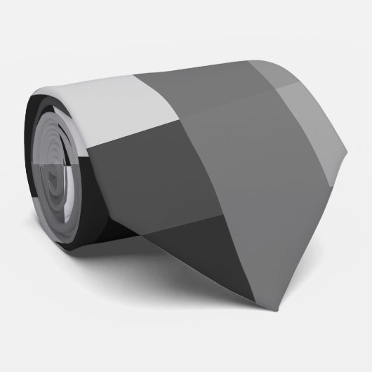 Pixelated onscherpte Pattern.Grey BG Stropdas (Opgerold)