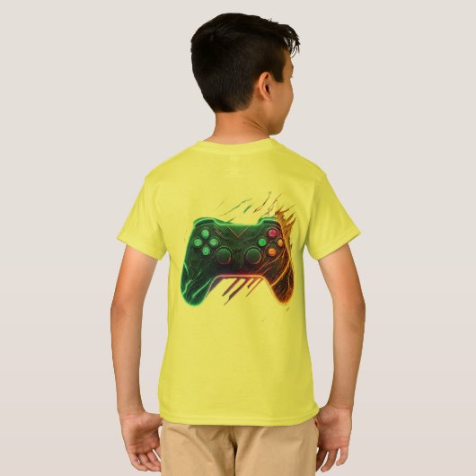 Pixelated Passion. T-shirt (Achterkant volledig)