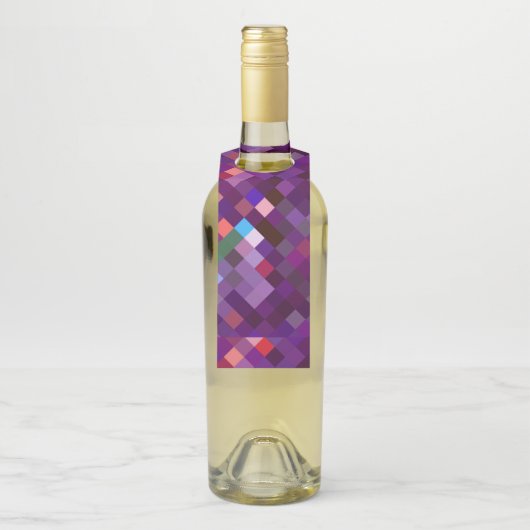 Pixelated Pattern - Roze Flessenhanger (Op fles)