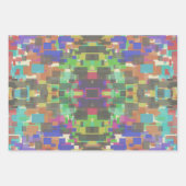 Pixelated Patterned Beyond Colors Of The Rainbow Inpakpapier Vel (Voorkant 2)