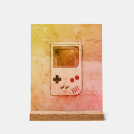 Pixelated Playground: The Game Boy Tribute Acryl Bord