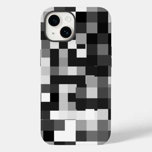 Pixelated vervagingspatroon Case-Mate iPhone case (Achterkant)