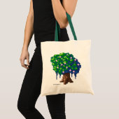 Pixelboomtas Tote Bag (Voorkant (product))