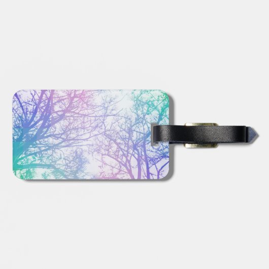 Pixelbos Bagagelabel (Achterkant horizontaal)