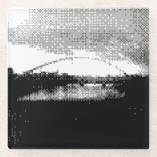 pixelbrug glazen onderzetter