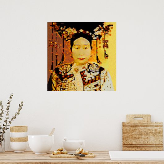 Pixeled empress poster (Keuken)