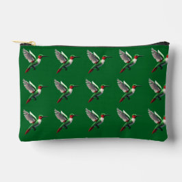 Pixeled Green Hummingbird Etui