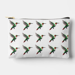 Pixeled Green Hummingbird Etui