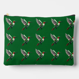 Pixeled Green Hummingbird Etui