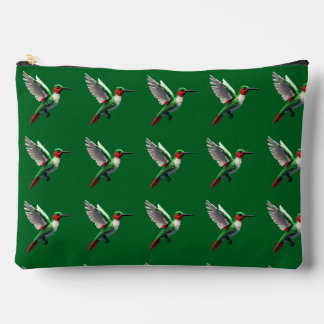 Pixeled Green Hummingbird Etui