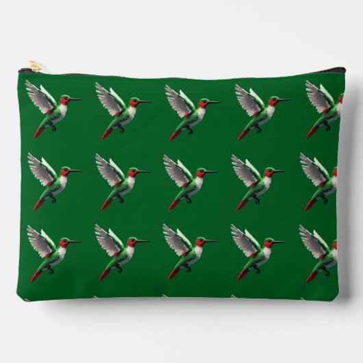 Pixeled Green Hummingbird Etui (Voorkant)