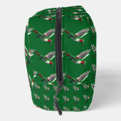 Pixeled Green Hummingbird Toilettasje (Rechts)