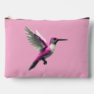 Pixeled Pink Hummingbird Etui