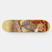 Pixeleye - Katy Gold Skateboard Deck (Horz)