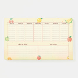 Pixelfrüchte Wochenplaner Post-it® Notes