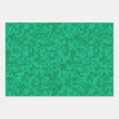 Pixelized Green Pack Inpakpapier Vel (Voorkant 2)