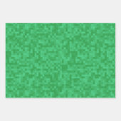Pixelized Green Pack Inpakpapier Vel (Voorkant)