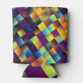 Pixelkunst Geometrisch Abstract Blikjeskoeler (Achterkant)