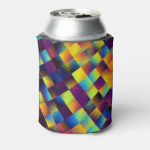 Pixelkunst Geometrisch Abstract Blikjeskoeler (Blikje Achterkant)