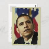 Pixelkunst (stippen), Barack Obama Briefkaart (Voorkant / Achterkant)