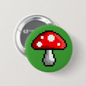 Pixelpaddenstoel Button (Voorkant /achterkant)