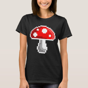 Pixelpaddenstoel T-shirt (donker)