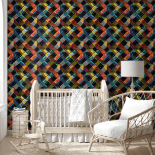 Pixelpatchwork Behang