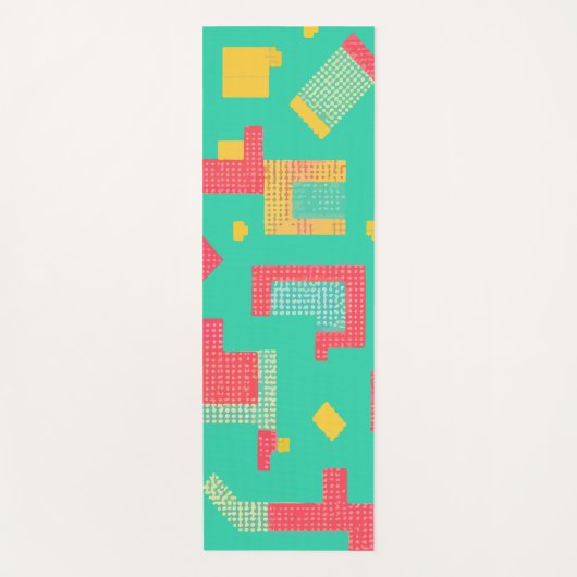 pixelpatroon yogamat (Voorkant)