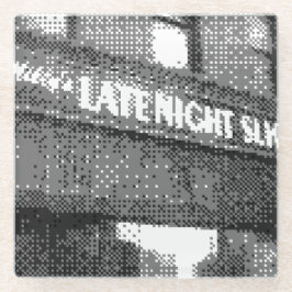 pixelpizzaplaats glazen onderzetter