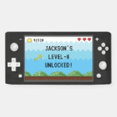 Pixels Arcade Video Game Controller Kids Birthday Spandoek (Horizontaal)