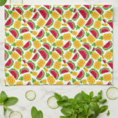 Pixels de fruits 1980 Style serviette de cuisine (Plié)