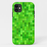 Pixels de jeu vert | coque iphone personnalisé