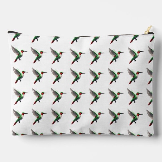 Pixels Groene Kolibries Etui (Achterkant)